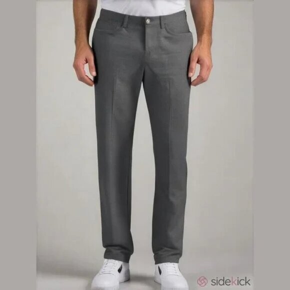 Ben Hogan 5 Pocket Pant Dark Heather Grey Size 38x32 - Picture 1 of 12